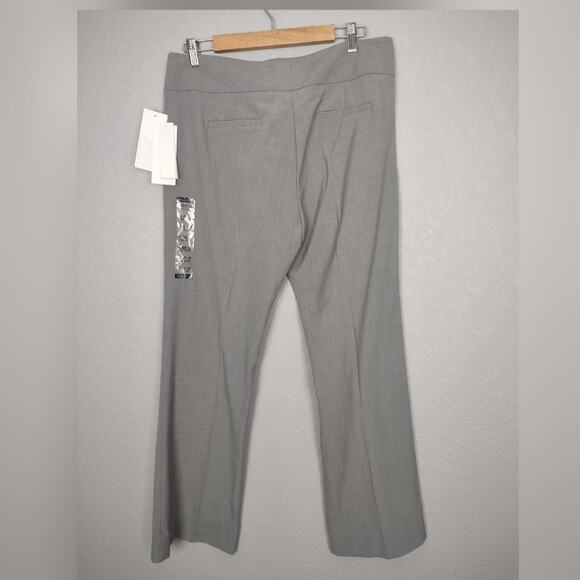 Kenneth Cole Women Amanda Pant Heather Gray Dress Slacks Size 12 Short - Picture 3 of 15